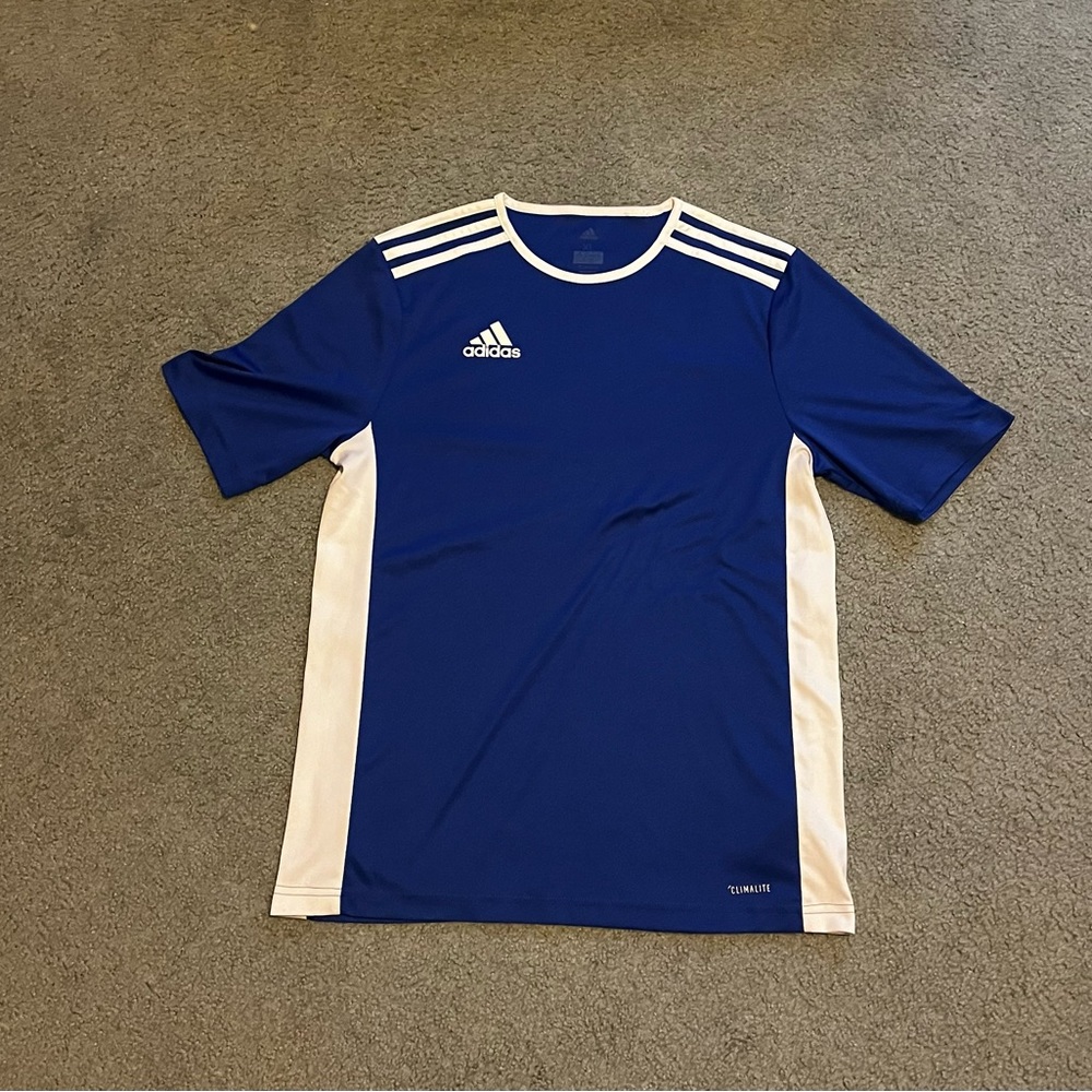 Blue Adidas Shirt Boys